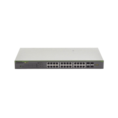 Switch PoE+ Gigabit WebSmart de 24 puertos 10/100/1000 Mbps + 4 puertos SFP Gigabit, 185 W, Version 2