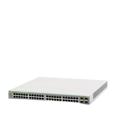 Switch PoE+ Gigabit WebSmart de 48 puertos 10/100/1000 Mbps (24 Puertos PoE) + 4 puertos gigabit SFP (Combo), 370 W