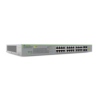 Switch PoE+ Gigabit WebSmart de 24 puertos 10/100/1000 Mbps + 4 puertos SFP Gigabit, 185 W, Version 2