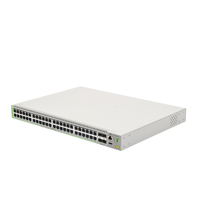 Switch Administrable CentreCOM GS980M, Capa 3 de 48 puertos 10/100/1000Mbps + 4 SFP Gigabit