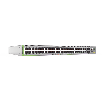 Switch Administrable CentreCOM GS980M, Capa 3 de 48 puertos 10/100/1000Mbps + 4 SFP Gigabit