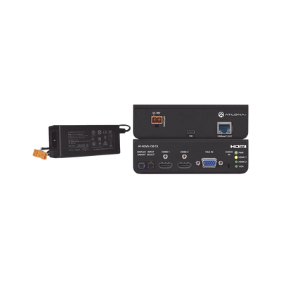 HDMI (2 INPUT) PLUS VGA SWITCHER W/ HDBASET OUTPUT ;  POE W/ POWER SUPPLY