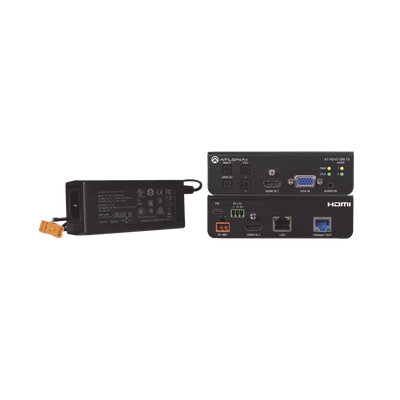 HDMI (2 INPUT) PLUS VGA SWITCHER ;  CONTROL ;  AND HDBASET OUTPUT (100 M) W/POWER SU