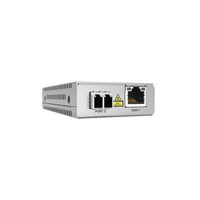 Convertidor de medios gigabit ethernet a fibra óptica, conector LC, multimodo (MMF), distancia de 220 hasta 500 m