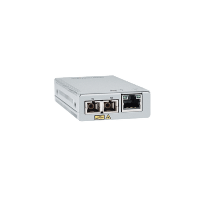 Convertidor de medios Gigabit Ethernet a fibra óptica, conector SC, multimodo (MMF), distancia de 220 hasta 500 m