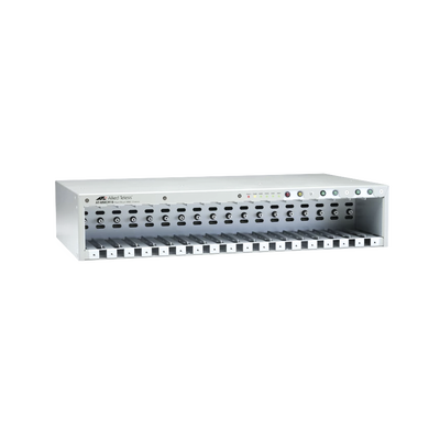 Chasis 18-Slot para MMC2xxx & MMC6xxx series Mini Media Converters, No PSU