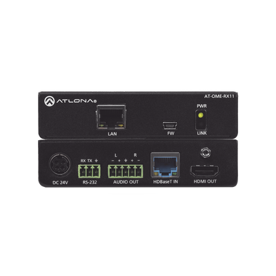 Receptor HDBaseT para HDMI con Audio