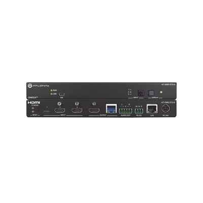 OMEGA SWITCHING TRANSMITTER WITH 2X HDMI AND 1X USB-C WITH ANALOG AUDIO OUTPUT