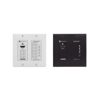 WALL PLATE SINGLE CHANNEL OMNISTREAM AV OVER IP ENCODER