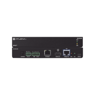 4K HDR HDBaseT RX para matrices de conmutación Opus