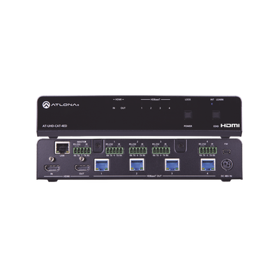 4K/UHD HDBASET HDMI 1 X 4 EXTENDED DISTANCE DISTRIBUTION AMPLIFIER