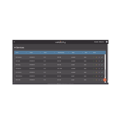 VELOCITY PREMIER SERVICES, REMOTE GATEWAY TIER 1, ONE YEAR LICENSE FOR VGW-HW-3, VTPG-1000VL