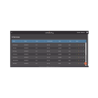 VELOCITY PREMIER SERVICES, REMOTE GATEWAY TIER 2, ONE YEAR LICENSE FOR VGW-HW-10