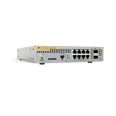 Switch PoE+ Administrable Capa 3, 8 Puertos 10/100/1000 Mbps + 2 SFP Gigabit, 124 W