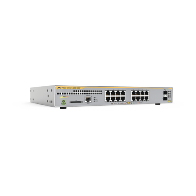 Switch PoE+ Administrable Capa 3, 16 Puertos 10/100/1000 Mbps + 2 SFP Gigabit, 247 W