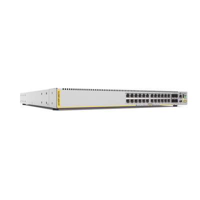 Switch Stackeable Capa 3, 24 ptos Gigabit, 4 ptos SFP+ 10G, Fuentes HOT SWAP