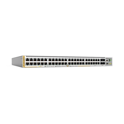 Switch PoE+ Stackeable Capa 3, 40 x 10/100/1000 Mbps + 8 x 100M/1/2.5/5G Multigigabit, 4 x SFP+ 10 G, hasta 720 W, fuente redundante