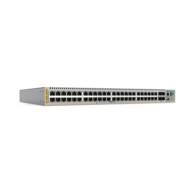 Switch inteligente de distribución o core, Stackeable, Capa 3, 24 x 1000 Mbps + 4 x SFP+ 10 G, Doble fuente de alimentación redundante