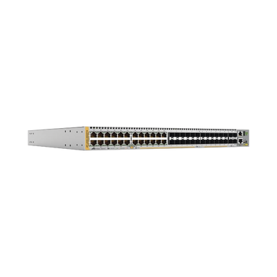 Switch Stackable 24-port 10/100/1000T y 24-port 100/1000 SFP, 4 SFP+ y doble hotswap