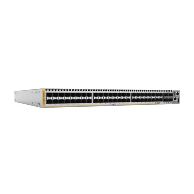 Switch Stackable Capa 3, 48 puertos 1/10G SFP+, 4 puertos 40/100G QSFP28 slot + 2 PSU