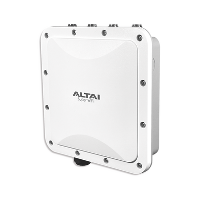 Punto de Acceso Industrial Super Wi-Fi 6 Conectorizado 2x2, Doble Banda Simultanea en 2.4 y 5 GHz, Hasta 400 m de Cobertura, 512 Usuarios Concurrentes