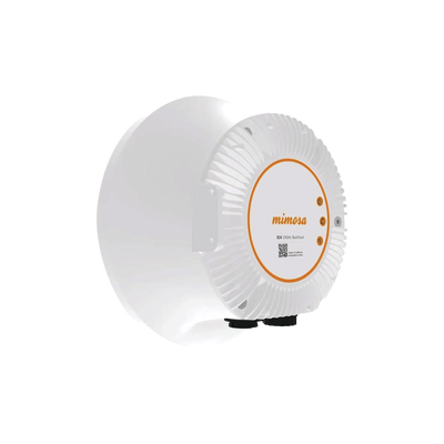 Radio Backhaul PTP en frecuencia 24 GHz, MIMO 4X4:4, 1.5 Gbps, Antena integrada 33 dBi, IP67, Puerto SFP, Adaptación automática al entorno