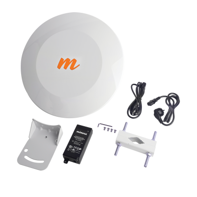 Radio Backhaul PTP, MIMO 4X4:4ac, 5.150 - 5.875 GHz, IP67, Velocidad hasta 1.5 Gbps, Antena 25 dBi integrada,  Monitoreo a través de la nube