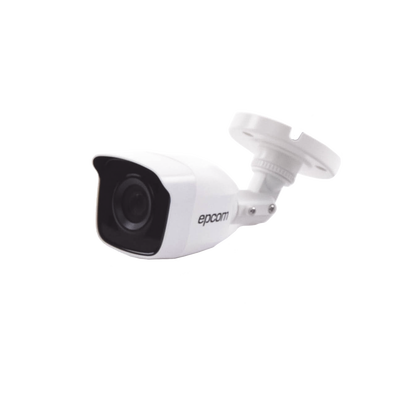 Bala TURBOHD 2 Megapíxeles (1080p) / Gran Angular 103° / Lente 2.8 mm / IR EXIR Inteligente 20 mts / Exterior IP66 / dWDR / TVI-AHD-CVI-CVBS / Policarbonato