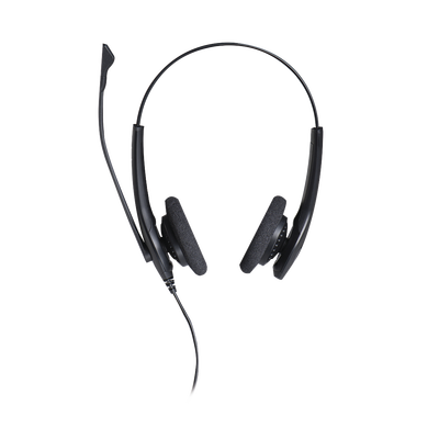 Jabra Biz 1500 Duo, auricular profesional con cancelación de ruido, ideal para contact center con conexión USB (1559-0159)