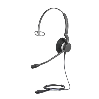 Jabra Biz 2300 Mono con conexión QD, resistente para contact center con brazo articulado con giro de 360º  (2303-820-105)