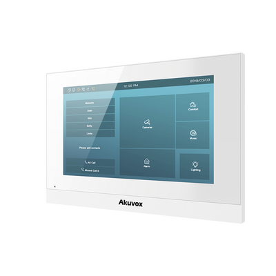 Monitor Linux de 7 Pulgada para interior / Intercom SIP / Compatible con cualquier frente de calle AKUVOX / WIFI