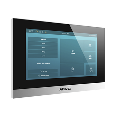 Monitor IP Android / Pantalla Touch Screen LCD 7" / WiFi / PoE / Comuncación SIP / Conexión Remota por App / Administracion Nube Gratis