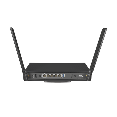 (hAP ax3) Router Wireless 802.3ax, 1 puerto 2.5Gbps, 4 puertos 1Gbps