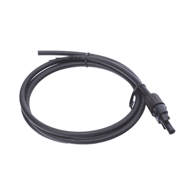 Cable Fotovoltaico 1.5 m, Negro, Calibre 10 AWG con Terminal MC4-H en un Extremo