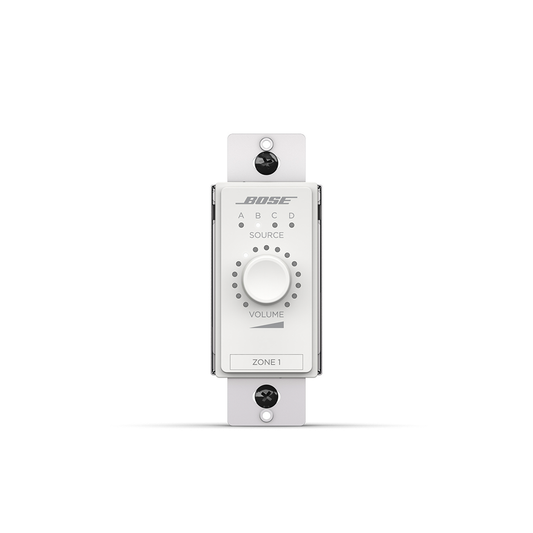 ControlCenter Controlador de volumen y seleccion de fuente (A/B/C/D) de zona digital | Blanco