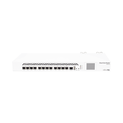 Cloud Core Router, CPU 16 Núcleos, Throughput 17.8Mpps/12Gbps, 12 Puertos Gigabit Ethernet, 2 GB Memoria