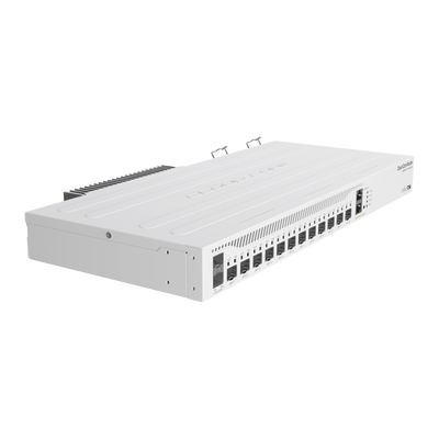 (CCR2004-1G-12S+2XS) Cloud Core Router 12 puertos 10G SFP+, 2 25G SFP28, Fuente Redundante