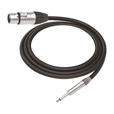 Cable de Audio | XLR 3 Polos Hembra a Plug 1/4 in mono | Conector Seetronic Serie M SCMF3 - MP2X | Longitud 3m