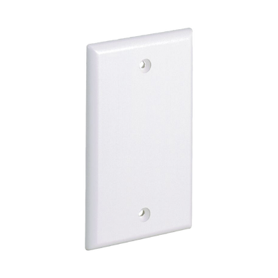 Placa de Pared Ciega Universal, Material ABS, Color Blanco