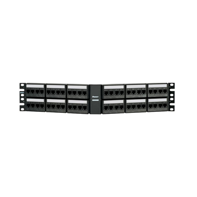 Kit de Patch Panel Modular Angulado de 48 Puertos, Con 48 Jacks Mini-Com Estilo TG Cat6A, 19 in, 2 UR