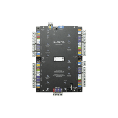 CoreStation Panel de Control de Acceso / Biometría Integrada / Compatible con Sistema de Elevadores / 200,000 Huellas  / 4 Puertas