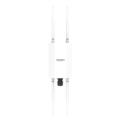 Punto de Acceso Súper WiFi 6 para Exterior,  Hasta 250 m de Cobertura, Doble Banda Simultanea, 574 Mbps en 2.4 GHz y 1.2 Gbps en 5GHz,  256 Usuarios Concurrentes  por Banda