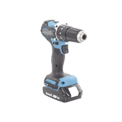 Rotomartillo/Taladro Inalámbrico SIN CARBONES, Broquero de 1/2", 1,700 RPM, 18V⎓, Torque: 42 N.m C/2 Bat. (1.5Ah) y Cargador.