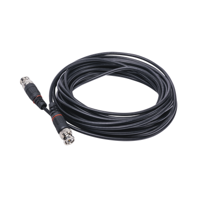 Cable Coaxial Armado con Conector BNC (Video) / Longitud de 8 mts / Optimizado para Cámaras 4K / Uso en Interior