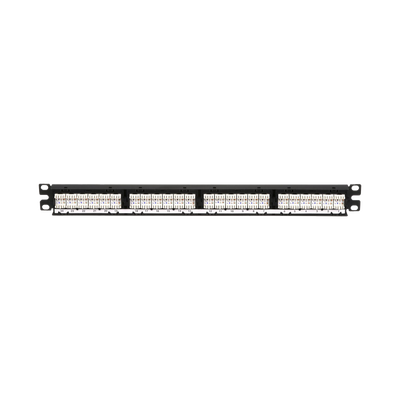 Panel de Parcheo de Impacto (110), Plano, Categoría 5e, de 24 Puertos, 1UR