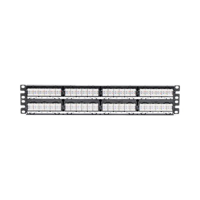 Panel de Parcheo de Impacto (110), Plano, Categoría 6, de 48 Puertos, 2UR