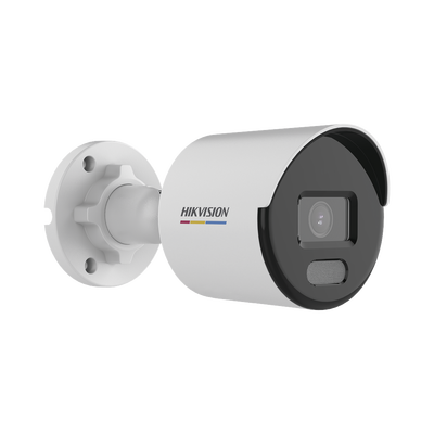 Bala IP 4 Megapixel / Imagen a Color 24/7 / PoE / Lente 2.8 mm / Luz Blanca 30 mts / Exterior IP67 / dWDR / ONVIF