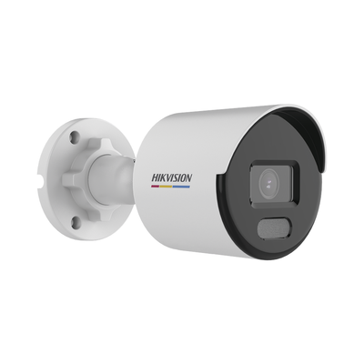 Bala IP 4 Megapixel / Imagen a Color 24/7 / PoE / Lente 2.8 mm / Luz Blanca 30 mts / Exterior IP67 / dWDR / ONVIF