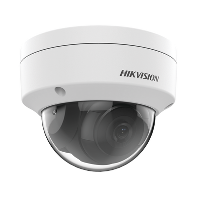 Domo IP 4 Megapixel / Lente 2.8 mm / 30 mts IR / WDR 120 dB / Exterior IP67 / Hik-Connect P2P / H.265+ / PoE / ONVIF