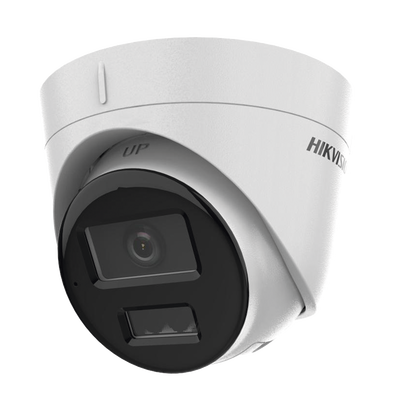 [Dual Light] Turret IP 2 Megapixel / Lente 2.8 mm / 30 mts IR + 30 mts Luz Blanca / Micrófono Integrado / ACUSENSE Lite / Exterior IP67 / H.265 / PoE / ONVIF